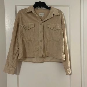 Corduroy Cropped Jacket